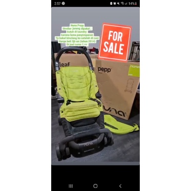 preloved stroller nuna pepp