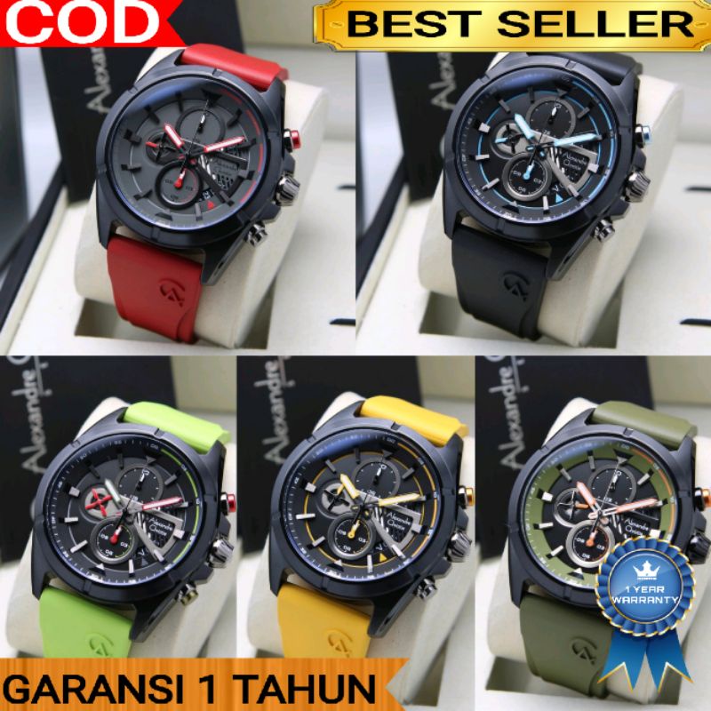 Jam Tangan Pria Alexandre Christie Ac 6592 Original Garansi 1 Tahun