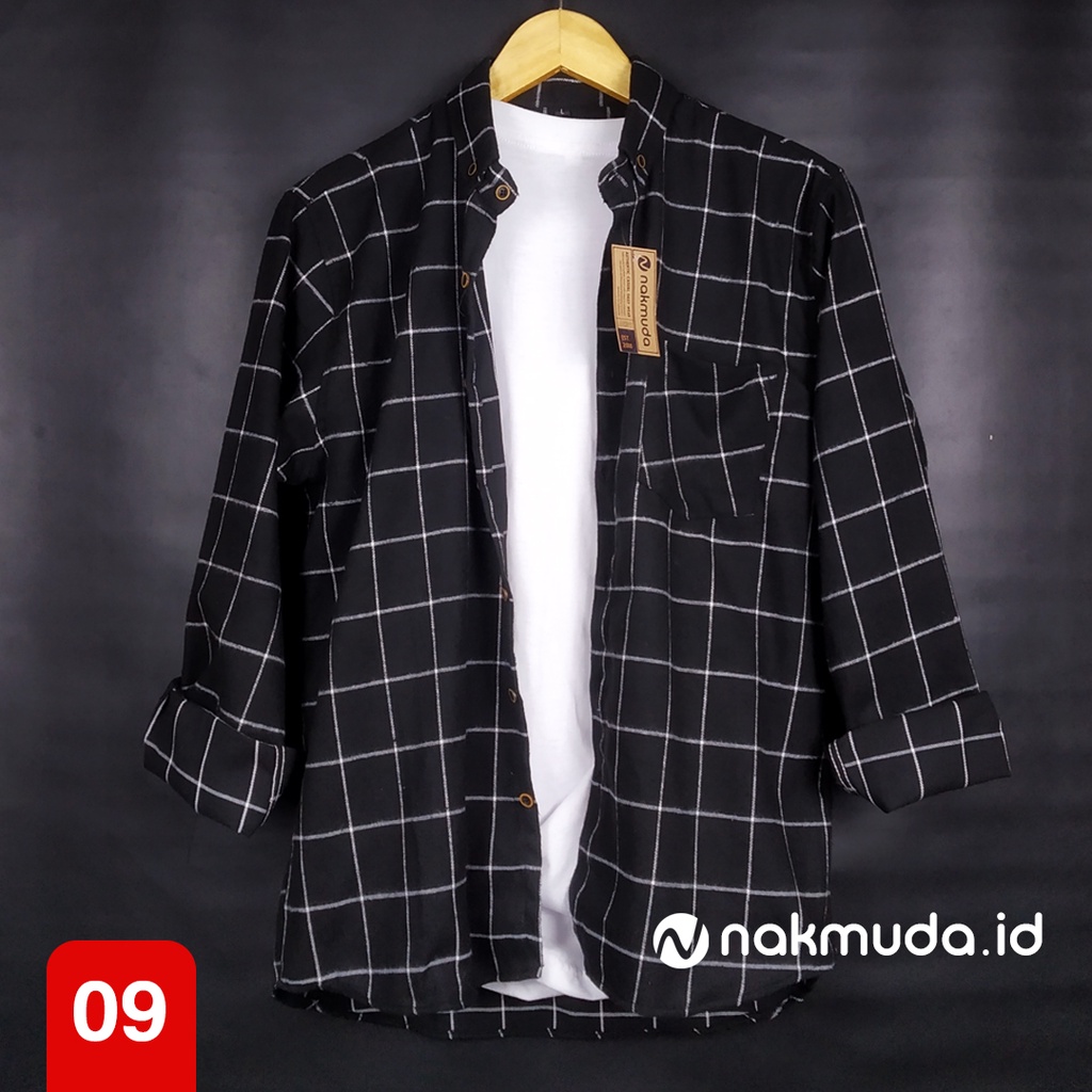 Kemeja Flanel Wanita Import Hem Panjang Kotak Pria Unisex Kasual Distro Flannel Premium Original