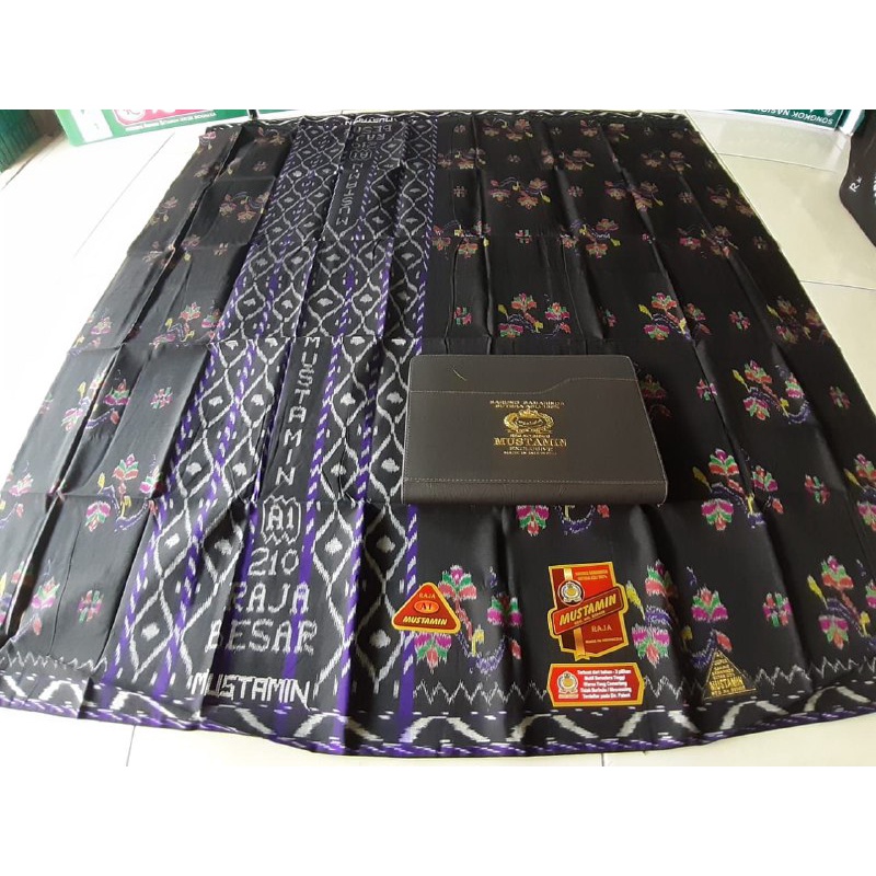 SARUNG MUSTAMIN MST RAJA BESAR FULL SUTRA ORIGINAL