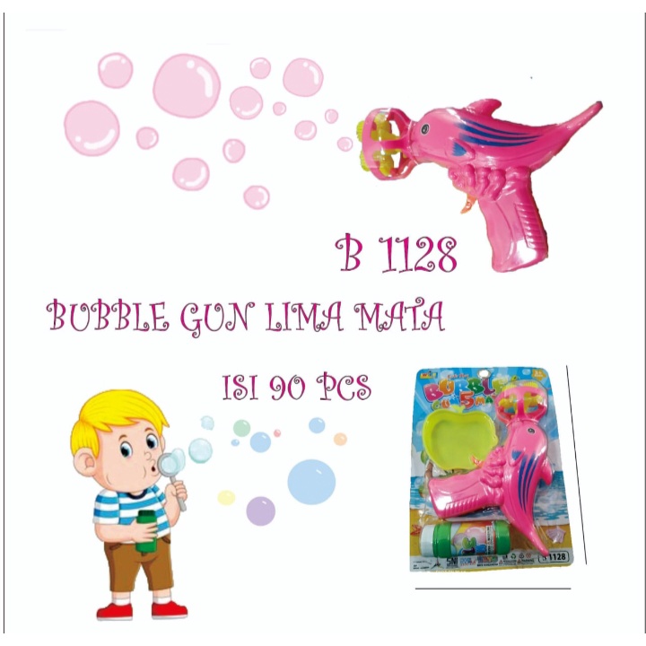 B1128 - Mainan Air Sabun Bubble Gun Lumba  ( B 1128 )