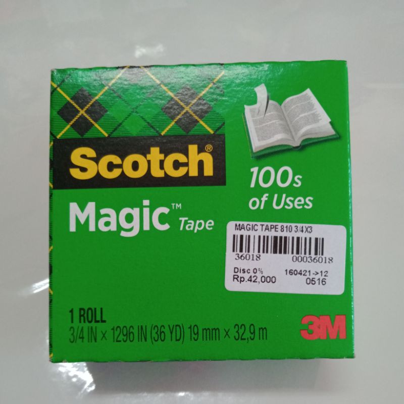 

Magic Tape 3/4 IN 1 roll Scotch 3M