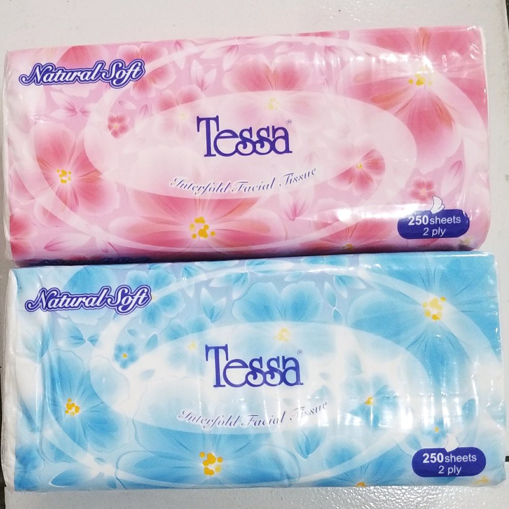 1 Pack Tissue Tessa TP 01 - Tissue 250 Sheet LEBIH LEMBUT & PANJANG / LEBAR - HIGH Quality