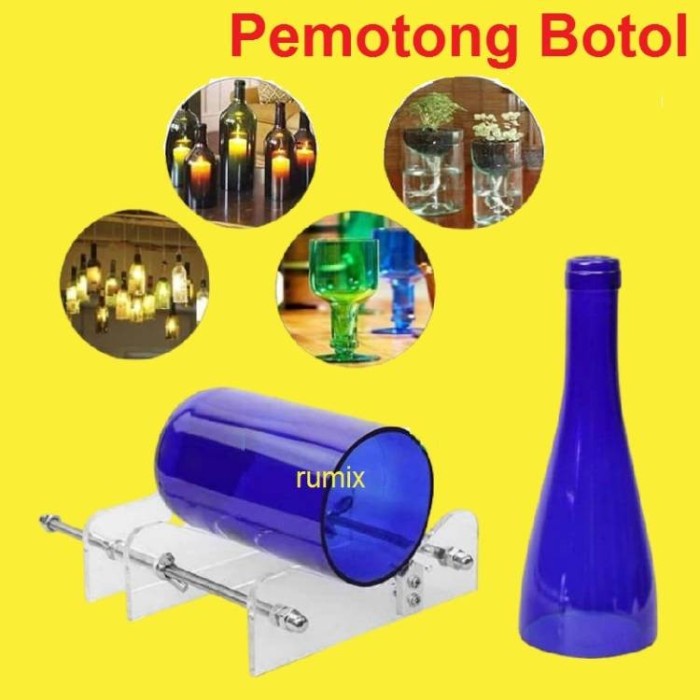 READY STOCK Alat Pemotong Botol Kaca DIY Obeng Gelas Anggur Minum Gelas Genround