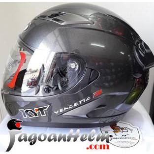 KYT Helm Vendetta 2 SOLID Vendeta Full Face Ringan