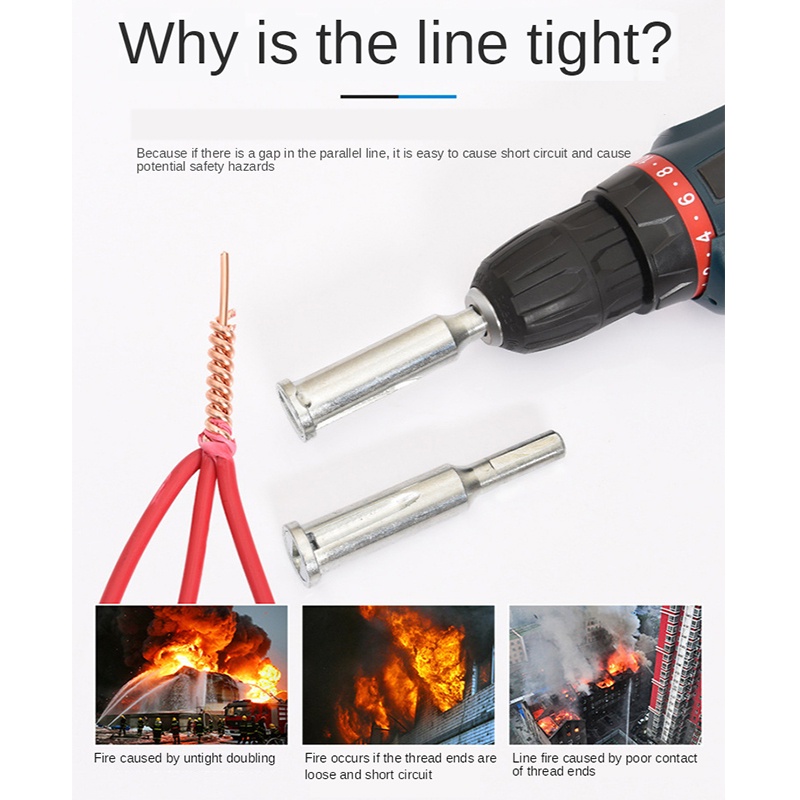 Alat Pemutar Penyambung Kabel Listrik Twisting Tool Alat Pemutar Kabel Twisting Tools Wire 5 Lubang