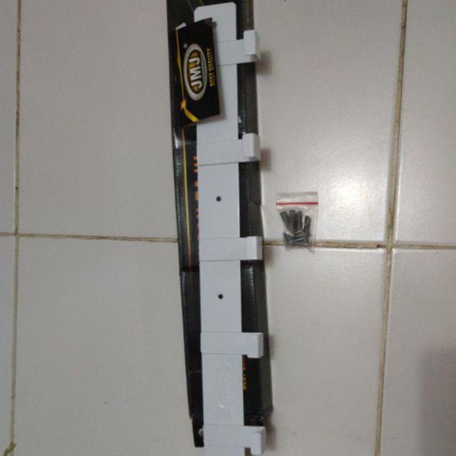 Gantungan Baju Dinding 5 Kait / Gantungan Serba Guna Tipe Neo (putih)