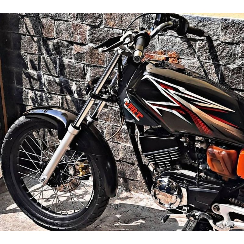 Striping Lis Sticker Standar Ori Yamaha RX-KING 2005 Merah Striping Rx King Sticker Rx King Decal Rx