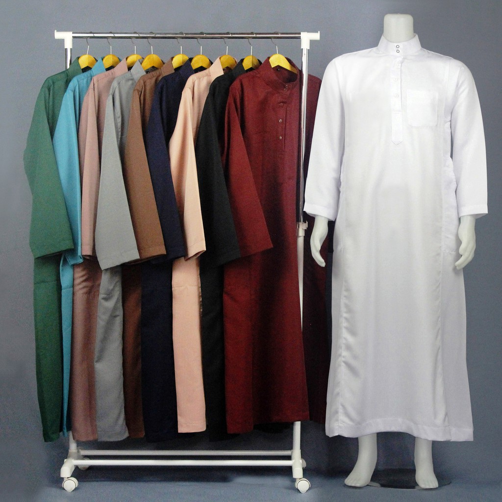 Jubah Saudi Gamis Pria S M L Xl Xxl Farrasi Fj001 Shopee Indonesia