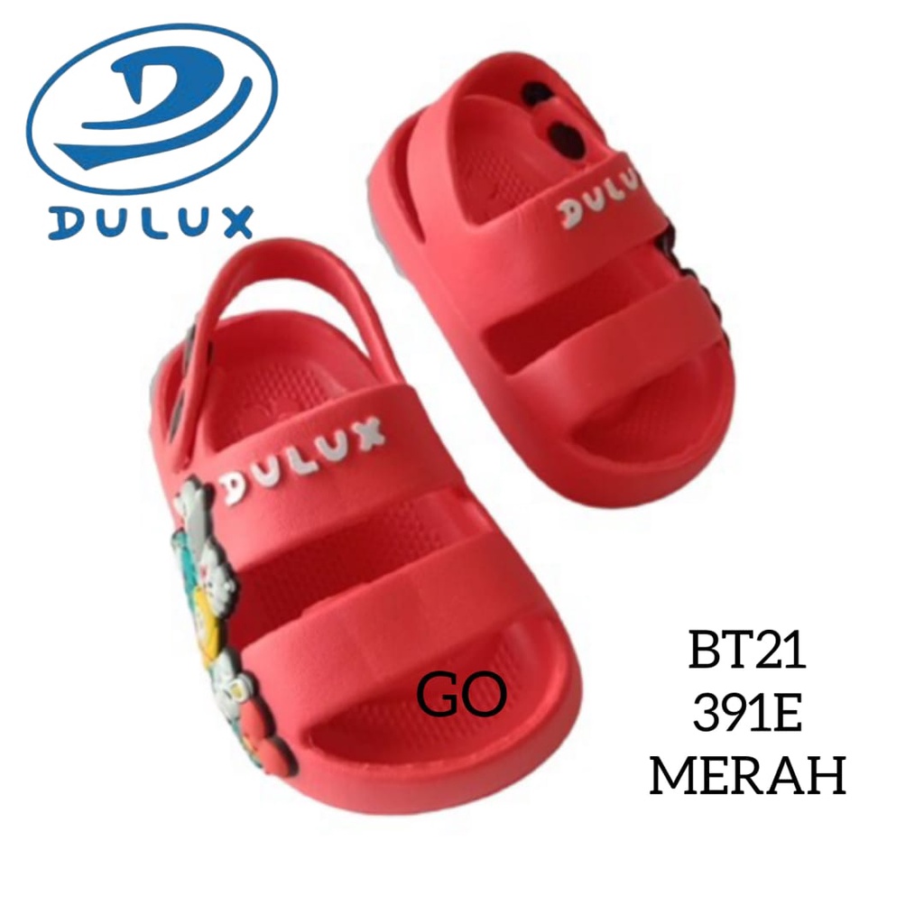 gof DULUX 391E BT21 Sandal Gunung Anak Perempuan Motif Karakter BT21 (20-25)