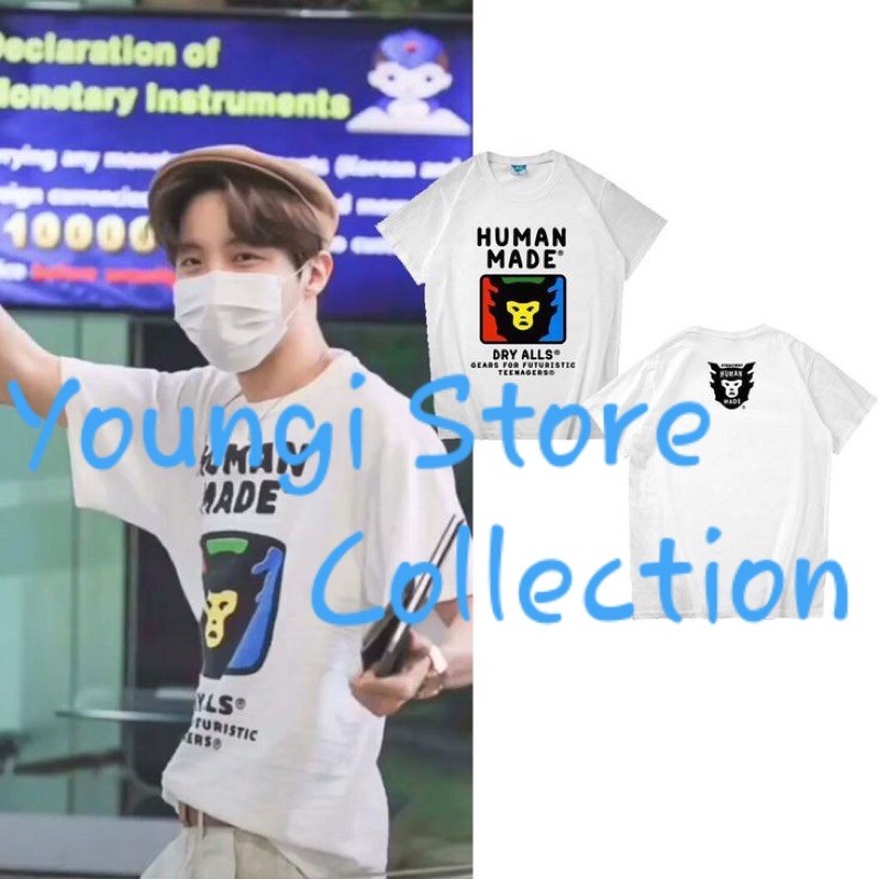 BAJU KAOS TSHIRT BTS JHOPE HUMAN MADE KPOP IMPORT QUALITY