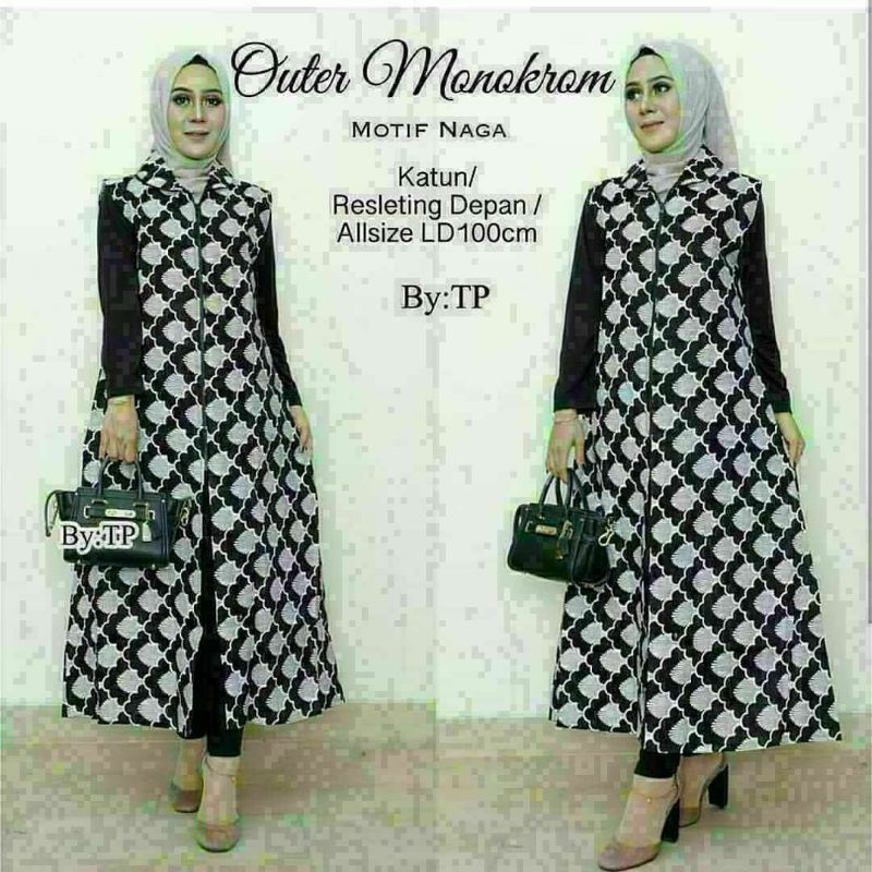 OUTER BATIK WANITA MOTIF MEGA MENDUNG