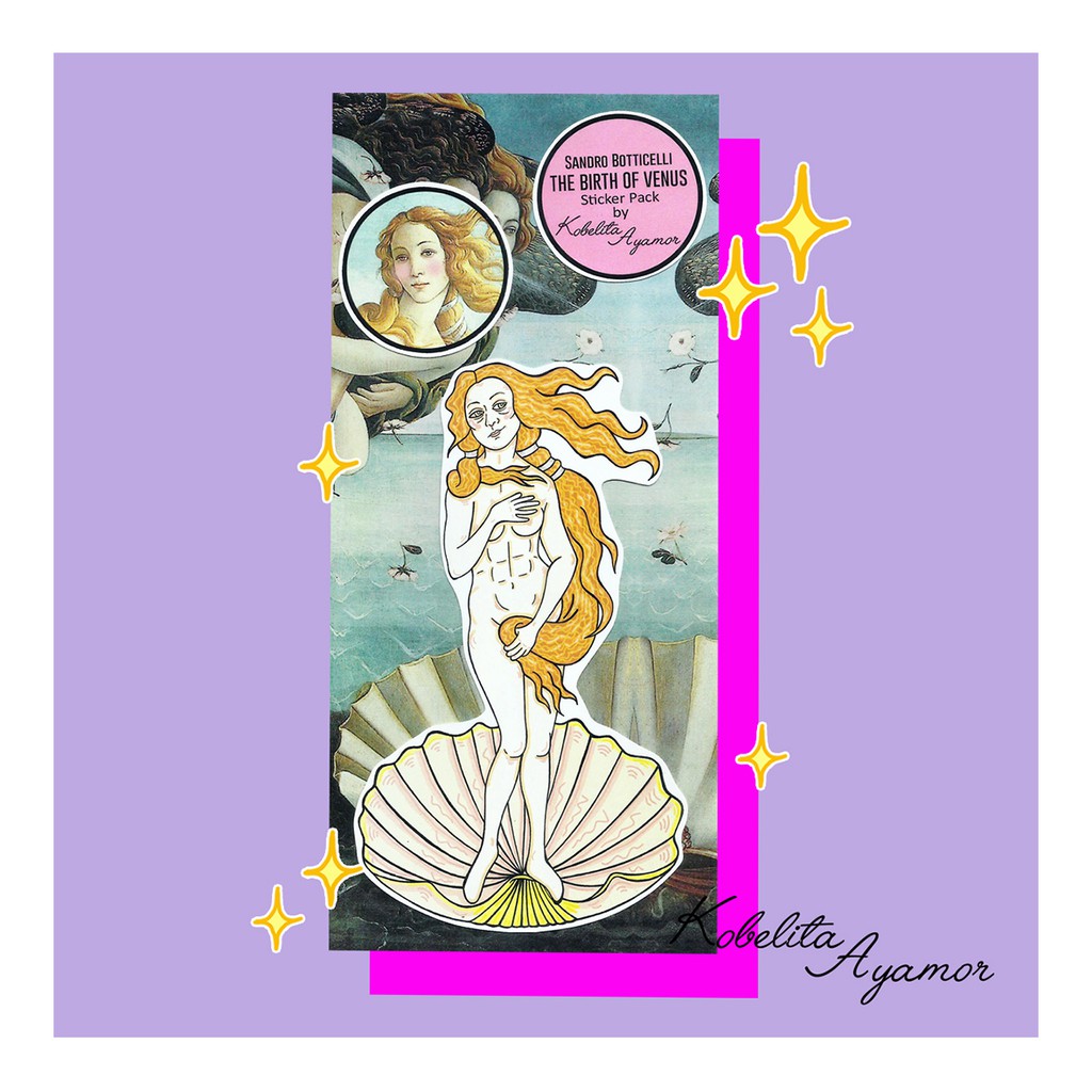 Sticker Pack The Birth of Venus