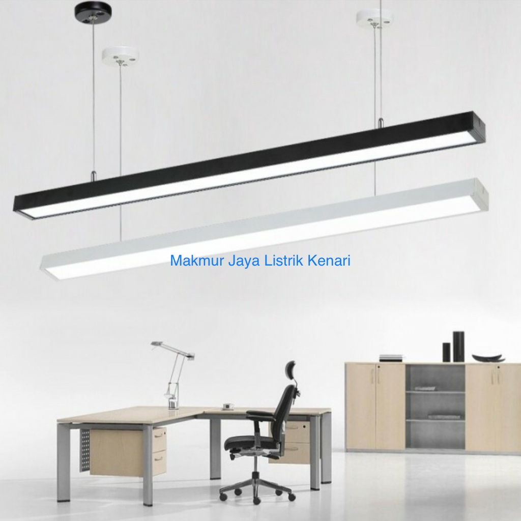 Hanging lamp office kosongan T8 Kap lampu balok gantung kosongan TL T8