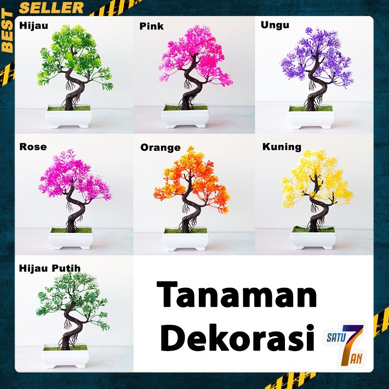 Satu7an PBP01 - 4 - POT TANAMAN BUNGA PLASTIK DEKORASI RUMAH TANAMAN HIAS TREND MURAH IMPORT COD-PBP04