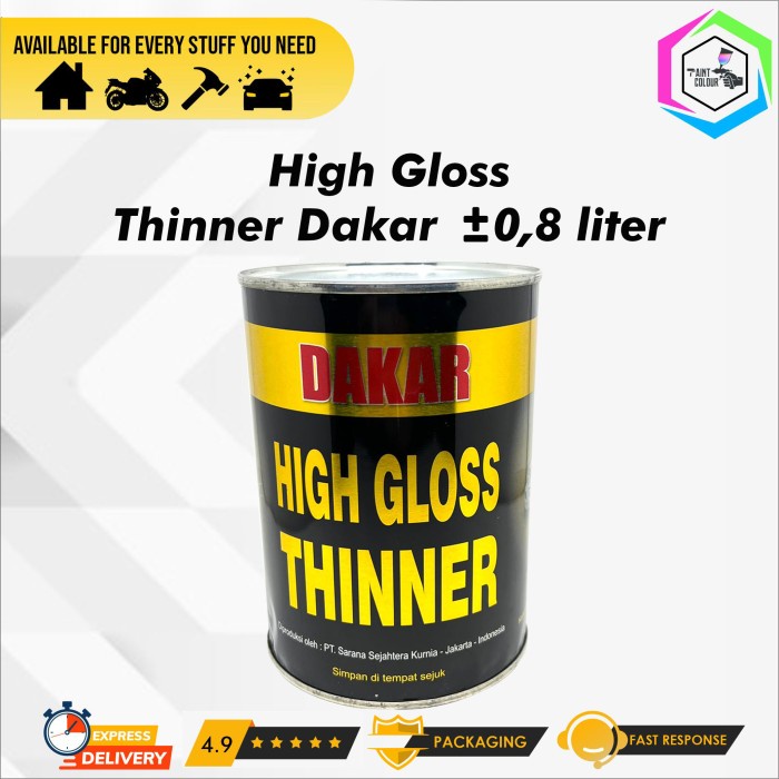 Tinner High Gloss Thinner Dakar 0.8 liter