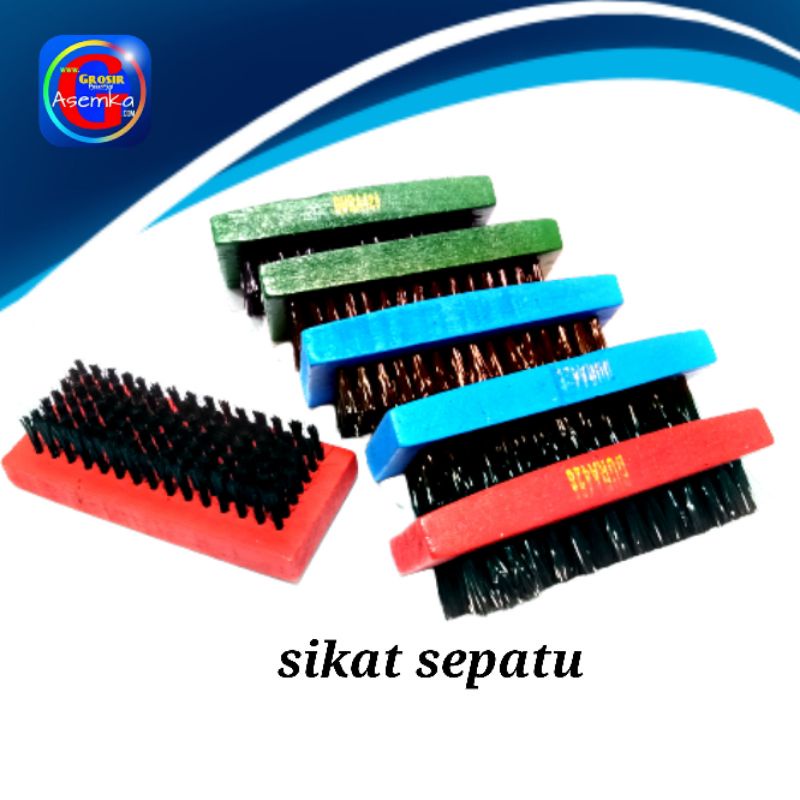 [GPA] Sikat Sepatu sikat semir  6pcs Warna campur