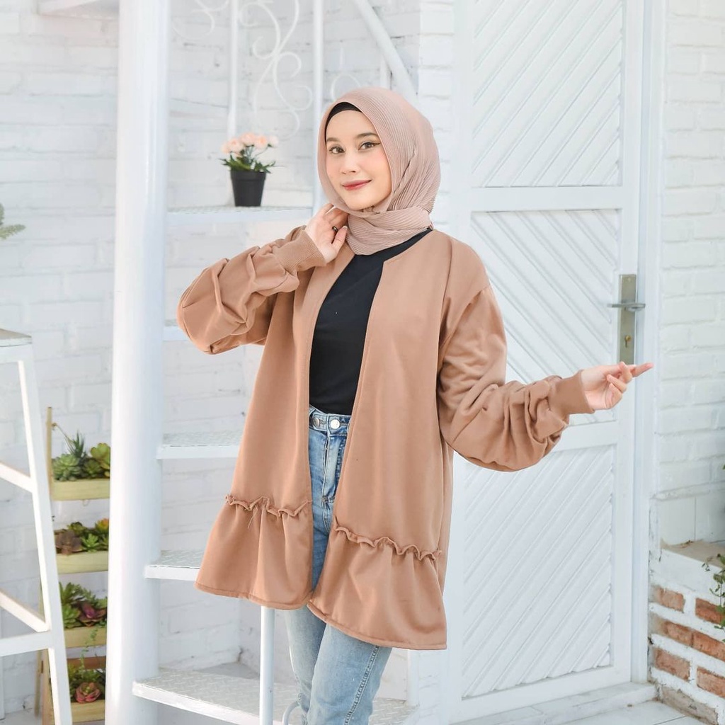 Azura Outher Atasan Wanita Gaya Terbaru Bahan Fleece