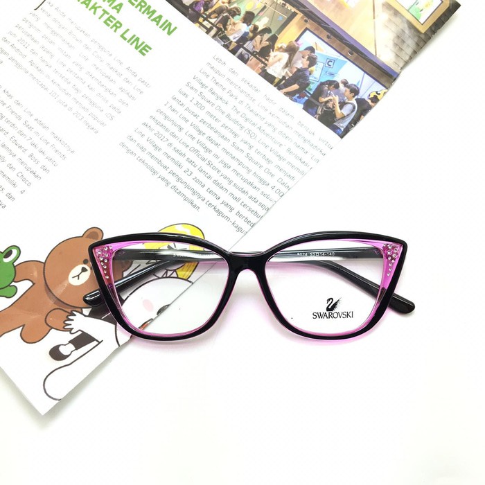 FRAME KACAMATA MURAH/KACAMATA ORIGINAL/ FRAME KACAMATA SWAROVSKI 8024