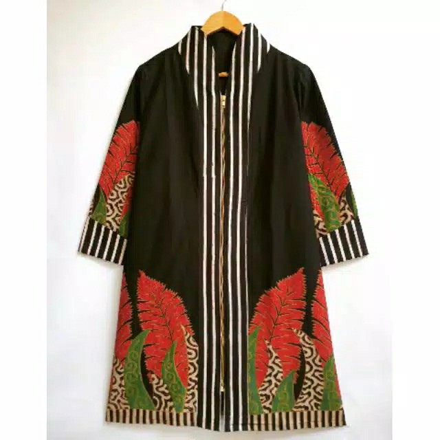 Baju Kerja , Dress Full Trikot/ Batik Solo