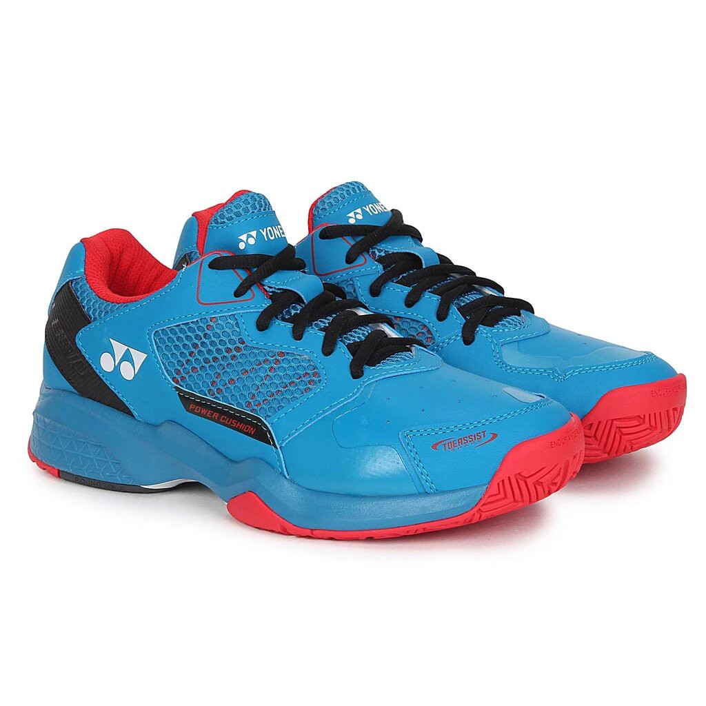 Sepatu Tenis Tennis Wanita dan Anak Yonex Lumio 2 Blue Red Power Cushion Original