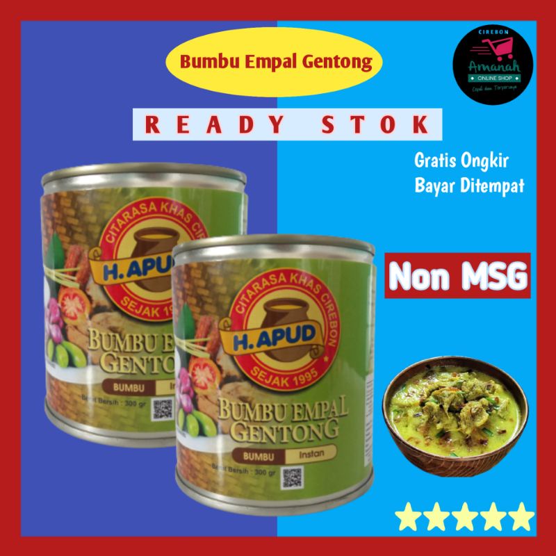 

Bumbu Empal Gentong H. Apud 300gr