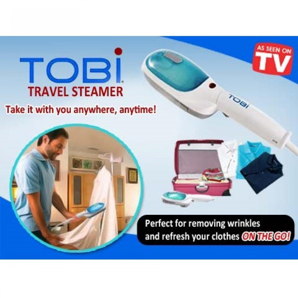 Setrika Uap Tobi | Strika Uap | Gosokan Uap | Setrika Uap |Travel Steamer Original