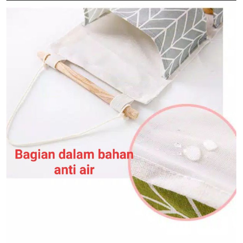 Gantungan Organizer  pouch hanging organizer 3 pocket multifungsi