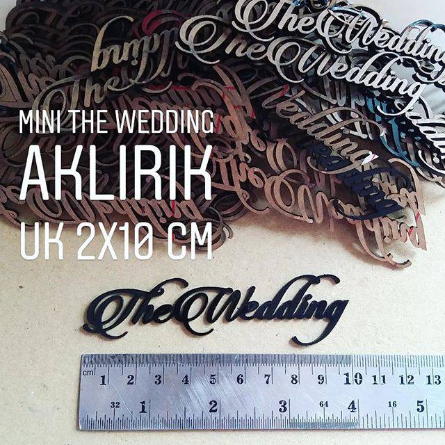 The wedding aklirik (mini) warna Hitam