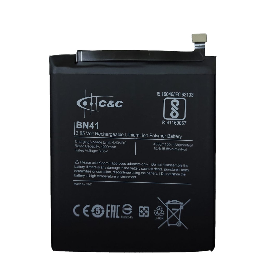 Batre battery baterai Double Power IC/C&amp;C Xiaomi Redmi BN41 Note 4 Mediatek