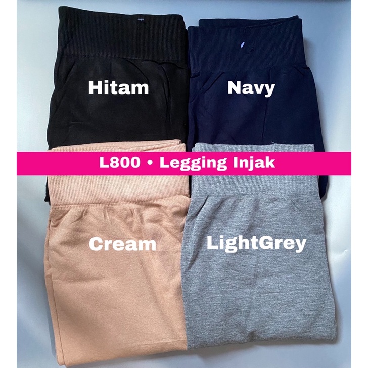 Legging Injak Import | L800 | Celana Leging Allsize Bigsize Fashion Wanita