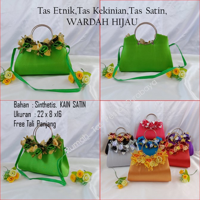 TAS PESTA SATIN WARDAH TAS CANTIK MODEL CLUCTH DAN SELEMPANG BEST SELLER  BISA COD SELURUH INDONESIA