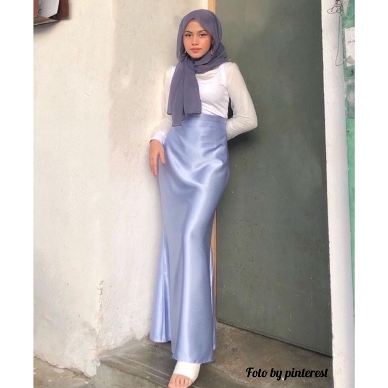 ROK SATIN DUYUNG  / MERMAID SATIN SILK/ SATIN SKIRT DUYUNG
