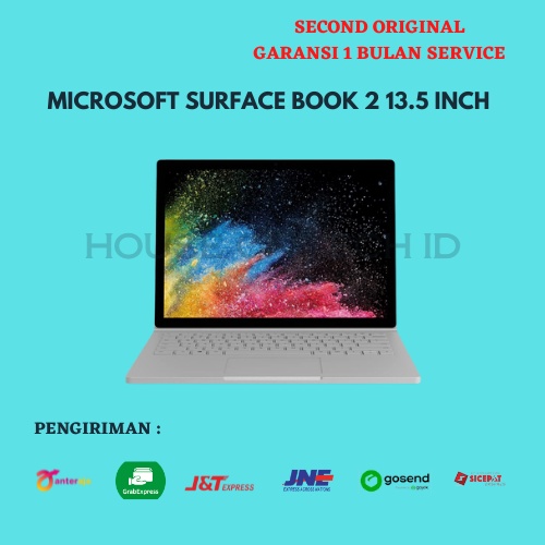 LAPTOP 2 IN 1 MICROSOFT SURFACE BOOK 2 13,5 INCH CI5 7300U 2.71GHz/RAM 8GB/SSD 256GB - SECOND BERGAR