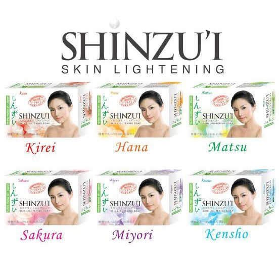 SHINZUI Skin Lightening Bar Soap 100 Gr | Sabun Mandi Batang by AILIN