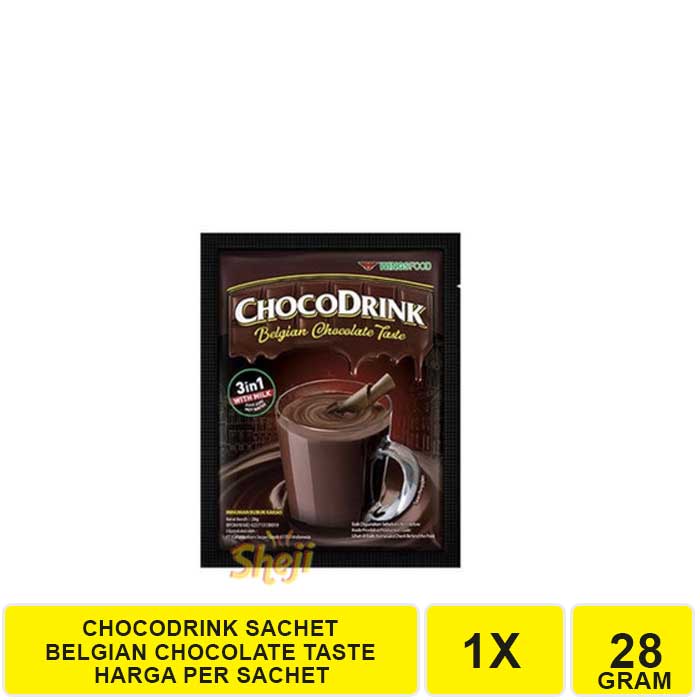 

CHOCODRINK SACHET@28 GRAM BELGIAN CHOCOLATE