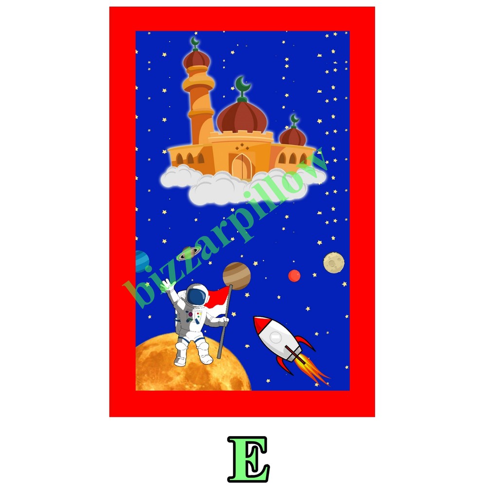 Sajadah Anak Lipat Printing Custom-E