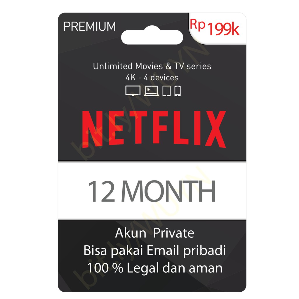 Trusted Netflix Paket 1 Tahun Premium 100 Aman Dan Legal Shopee Indonesia 