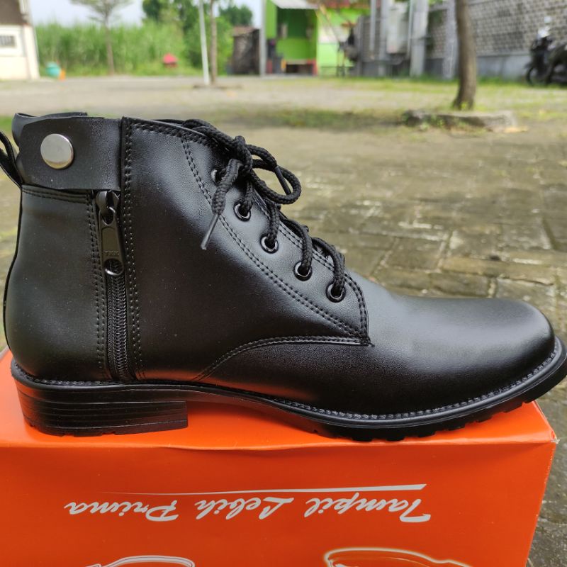 SEPATU PDH KULIT ASLI TALI TNI POLRI SECURITY SATPAM