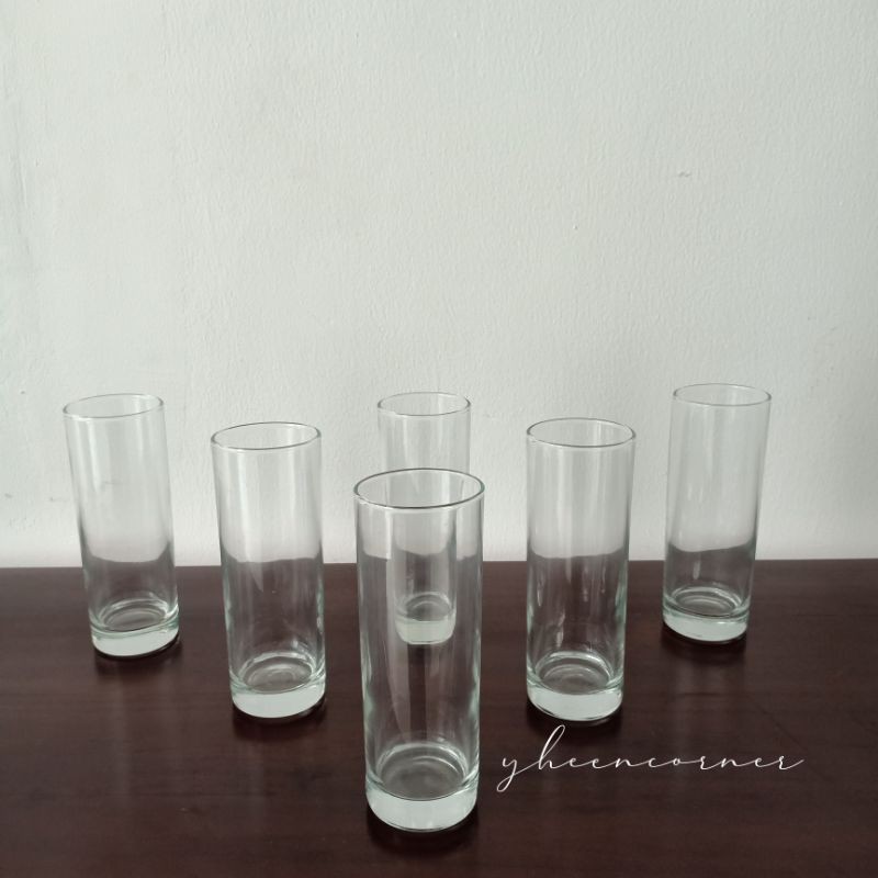 Cylinder Vase / Vas Kaca Tabung