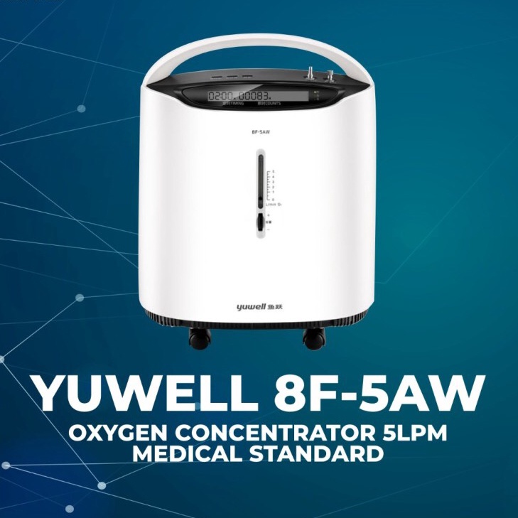 Yuwell 8F-5AW Oxygen Concentrator 5LPM Medical Standart