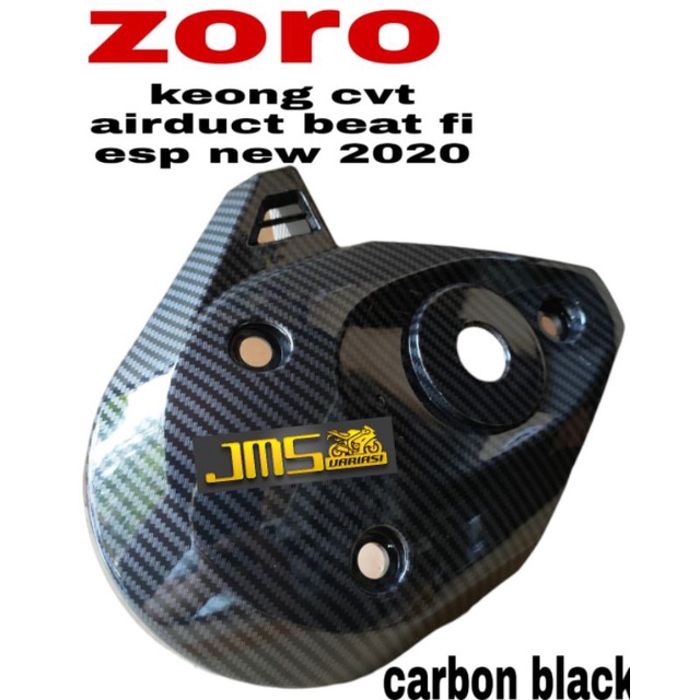 cover tutup carbon hitam keong cvt sambungan cvt beat new deluxe beat street new 2020 genio scoopy new 2020 zoro