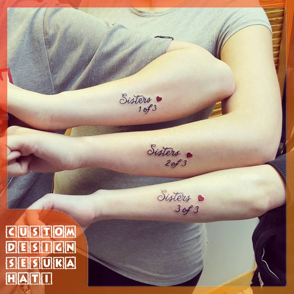 Tatto Temporer Tulisan Aesthetic - Tato Temporary Kecil Tulisan Anti Air - Request Nama Custom