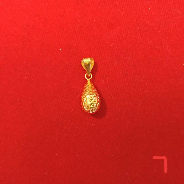 Mainan liontin kalung anak dan dewasa emas asli kadar 700 22 70% 0.7 0.8 g gr gram