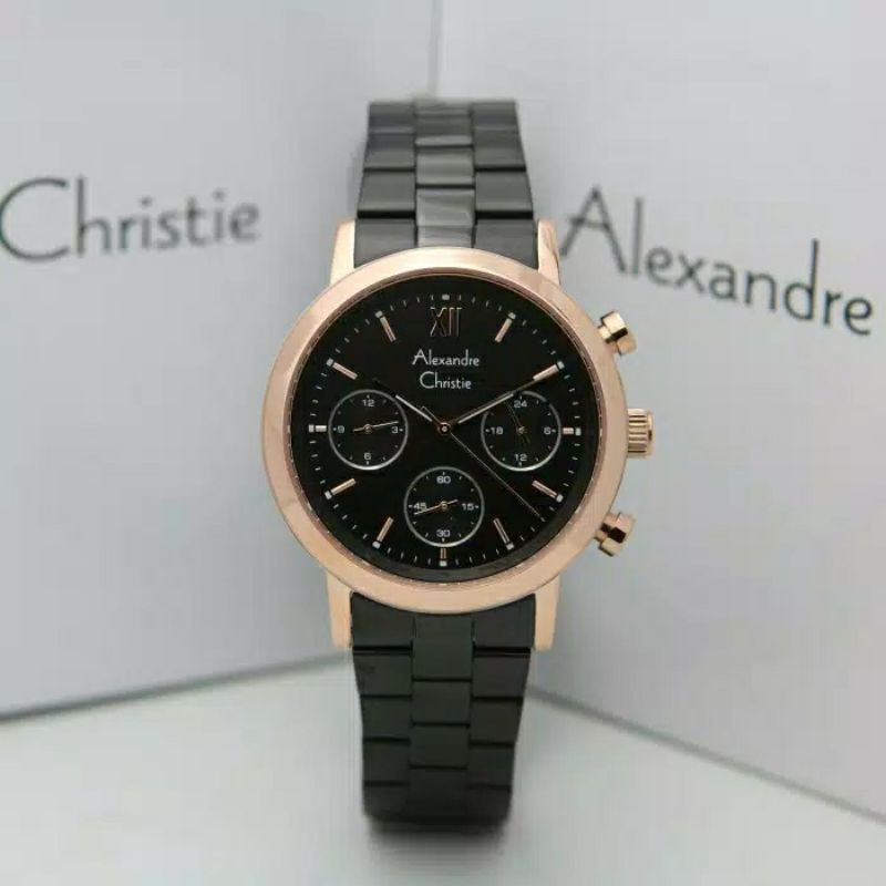 Jam Tangan Alexandre Christie AC 2901 Rantai Wanita / Cewek Original