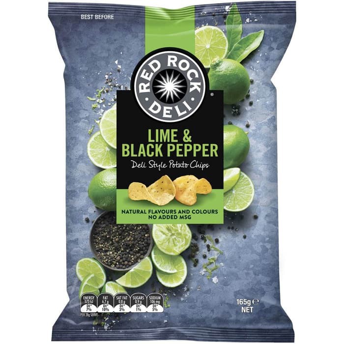 

#HANDCARRY Red Rock Deli Lime & Black Pepper 165g - UFOHCR1636