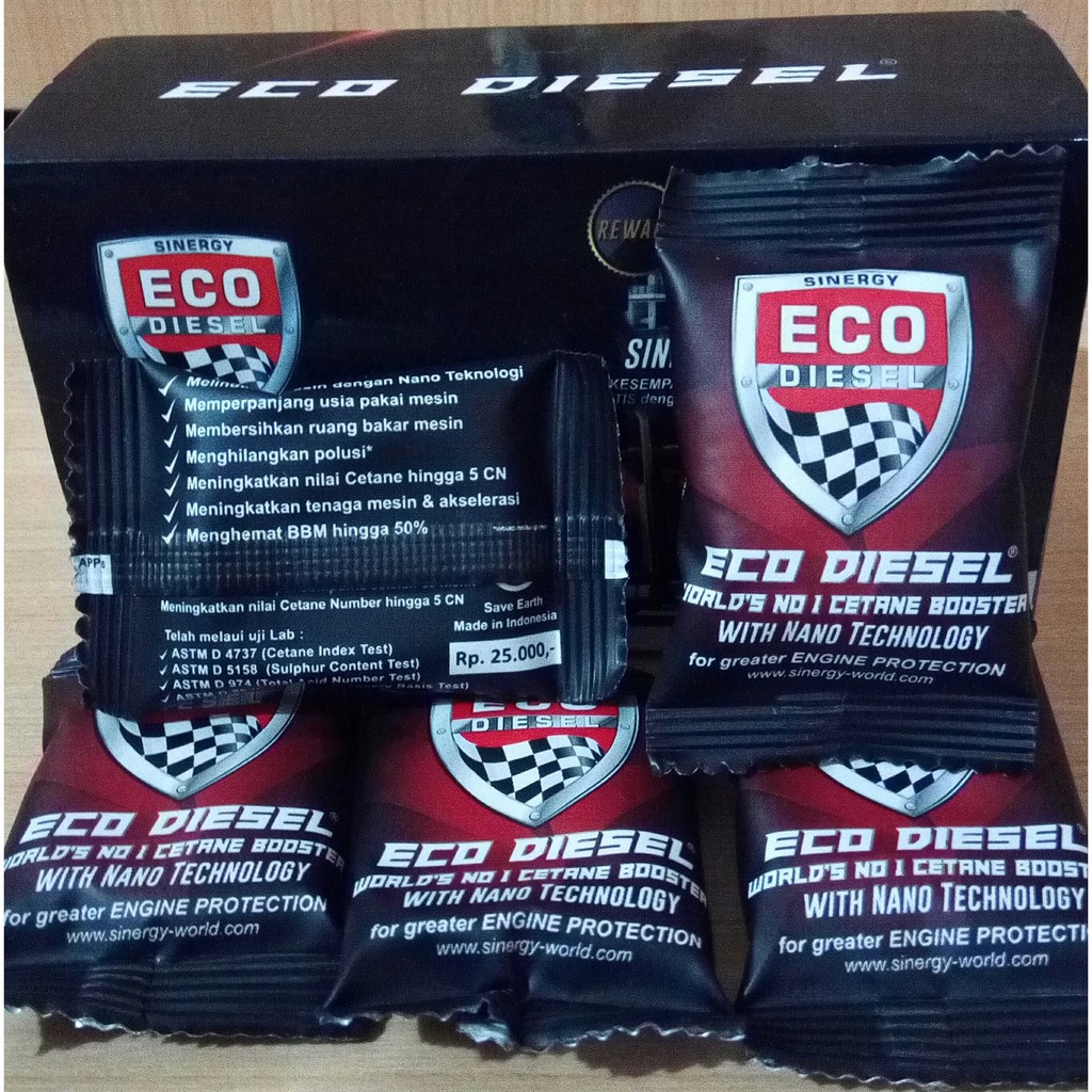 Produk ORIGINAL PT.BEST   Eco Racing Diesel 1 Sachet