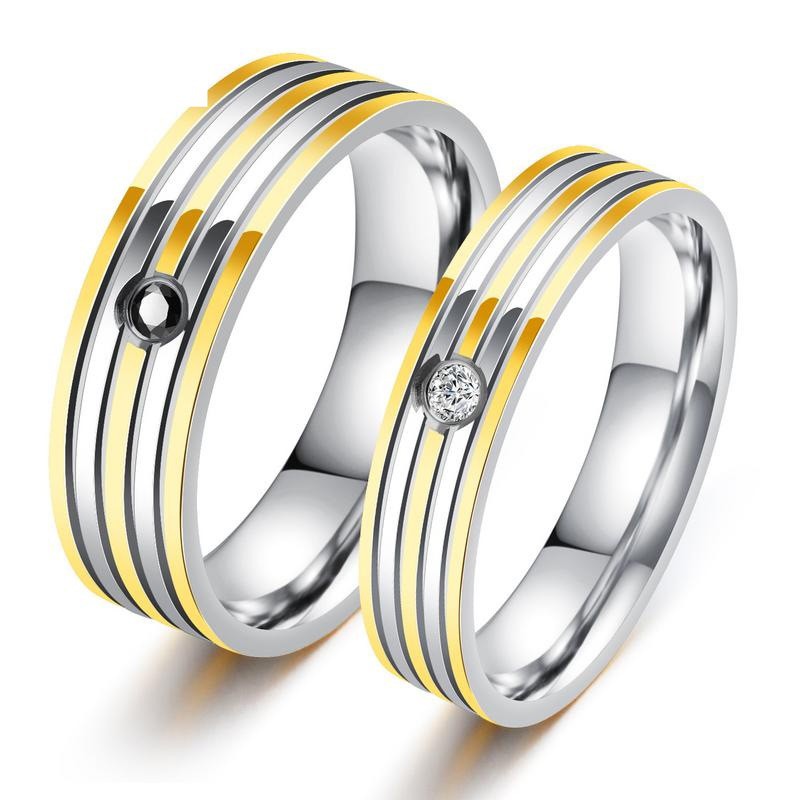 [NEW] Cincin Couple Titanium / Cincin Couple Ring / Couple Pasangan / Cincin Nikah Tunangan C075