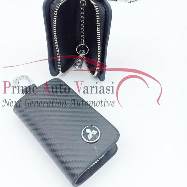 【odi⋆ *cbg-506 Dompet STNK Carbon Motif Mitsubishi / Dompet mobil / STNK / Mitsubishi ✿