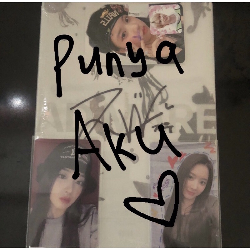 album signed unsealed nmixx jiwoo